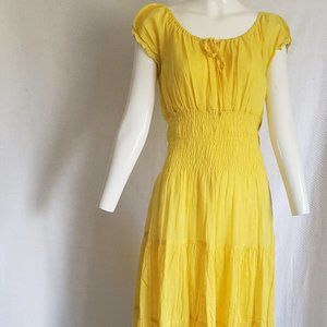 Mlle Gabrielle Yellow Summer Dress